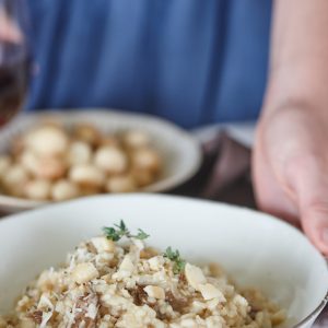 2402 Risotto with truffle roasted macadamias and porcini mushrooms (13)