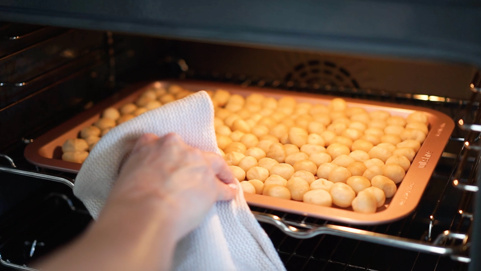 slow roasting macadamias