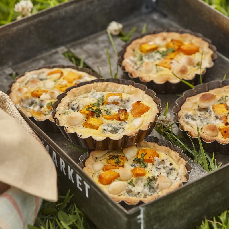 1711 Macadamia, pumpkin and blue cheese tartlets (11)