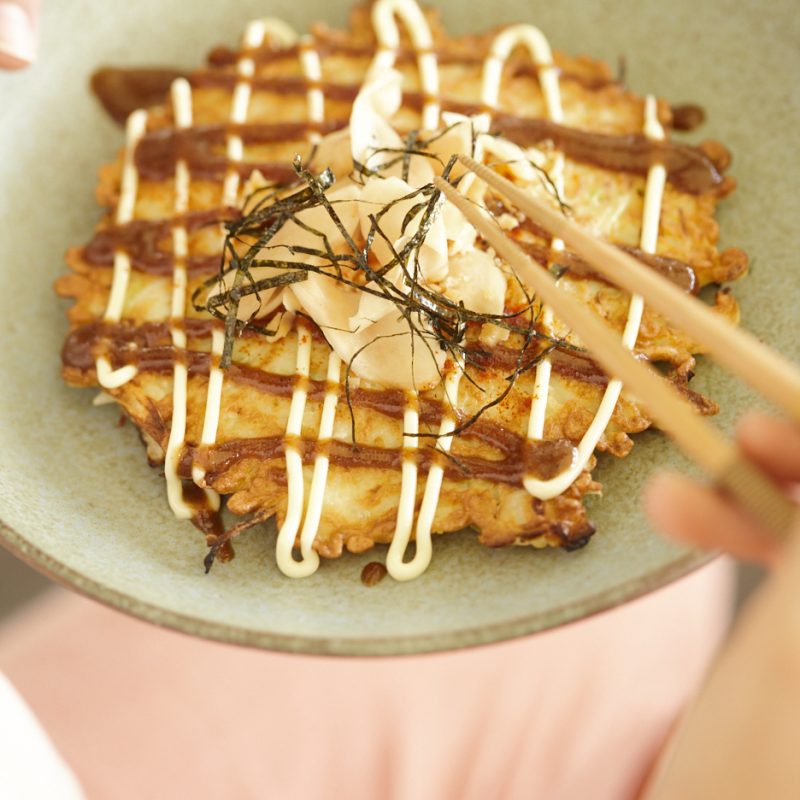 1811 Japanese cabbage pancake with macadamia tonkatsu (9)