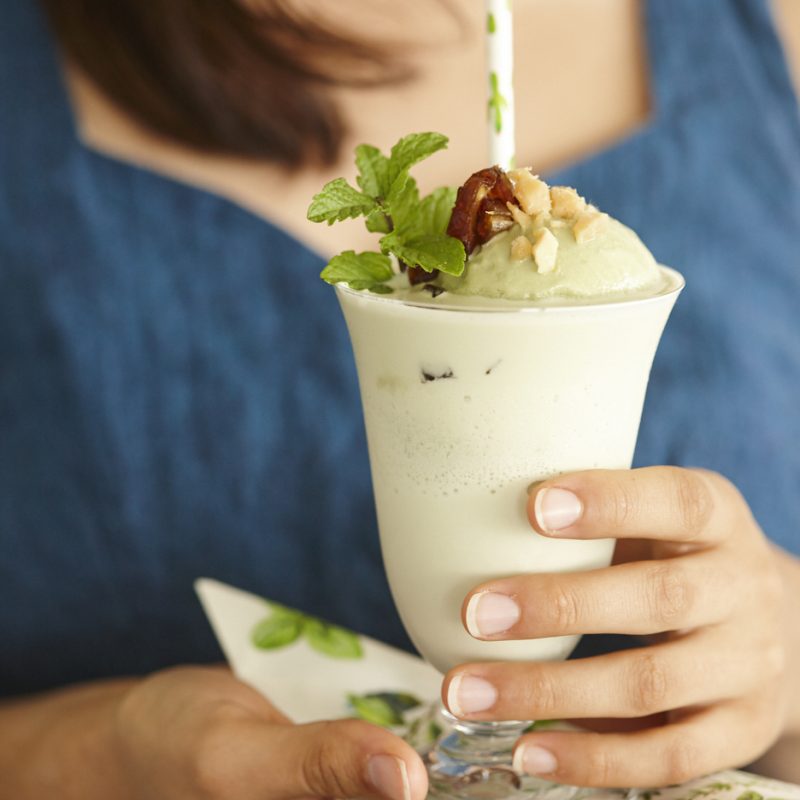 1811 Matcha macadamia ice cream milkshake (12)