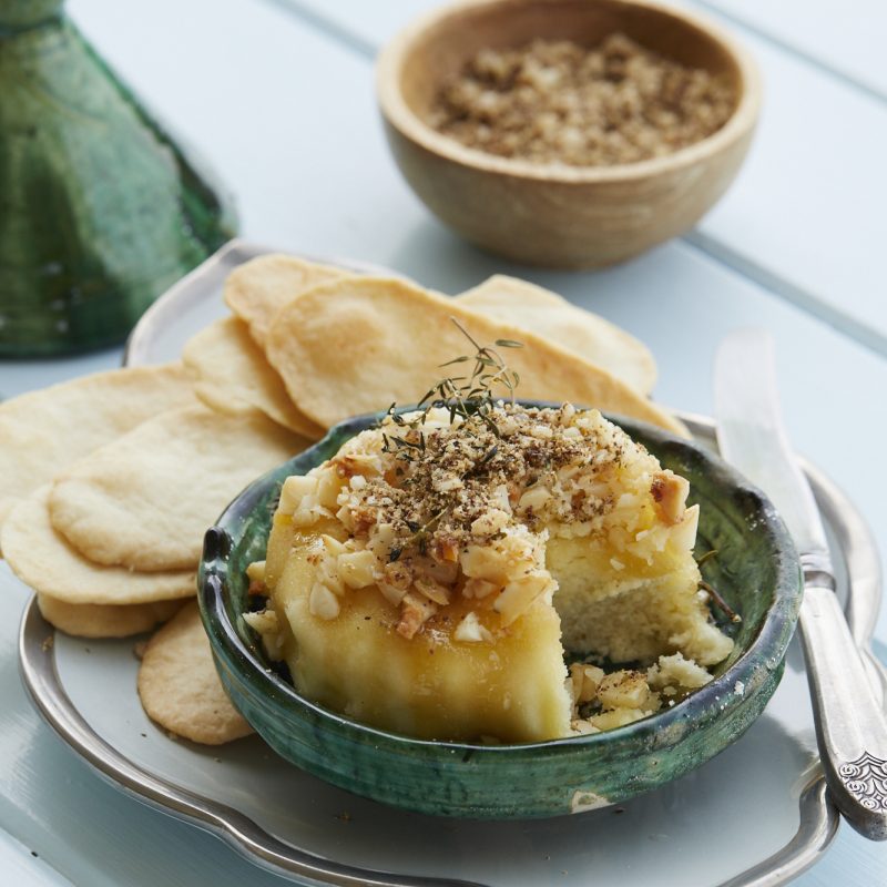 1912 Baked macadamia feta with vegan macadamia crispbreads and za’atar (9)