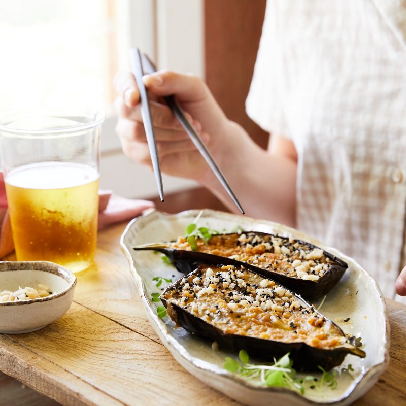 2011 Grilled eggplant with macadamia miso (1)