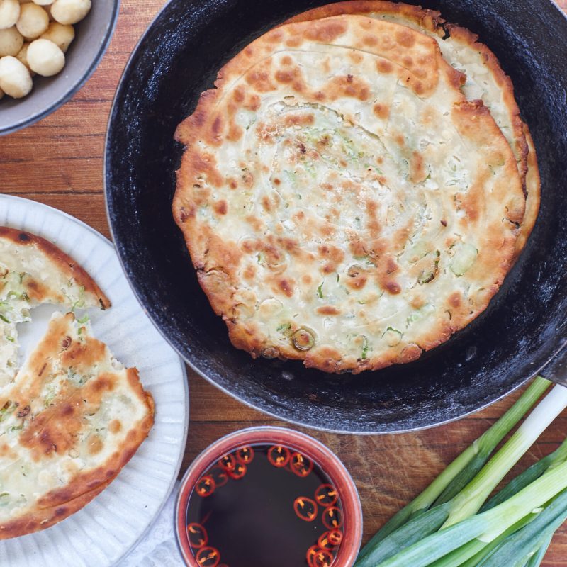 Chinese style savoury pancakes