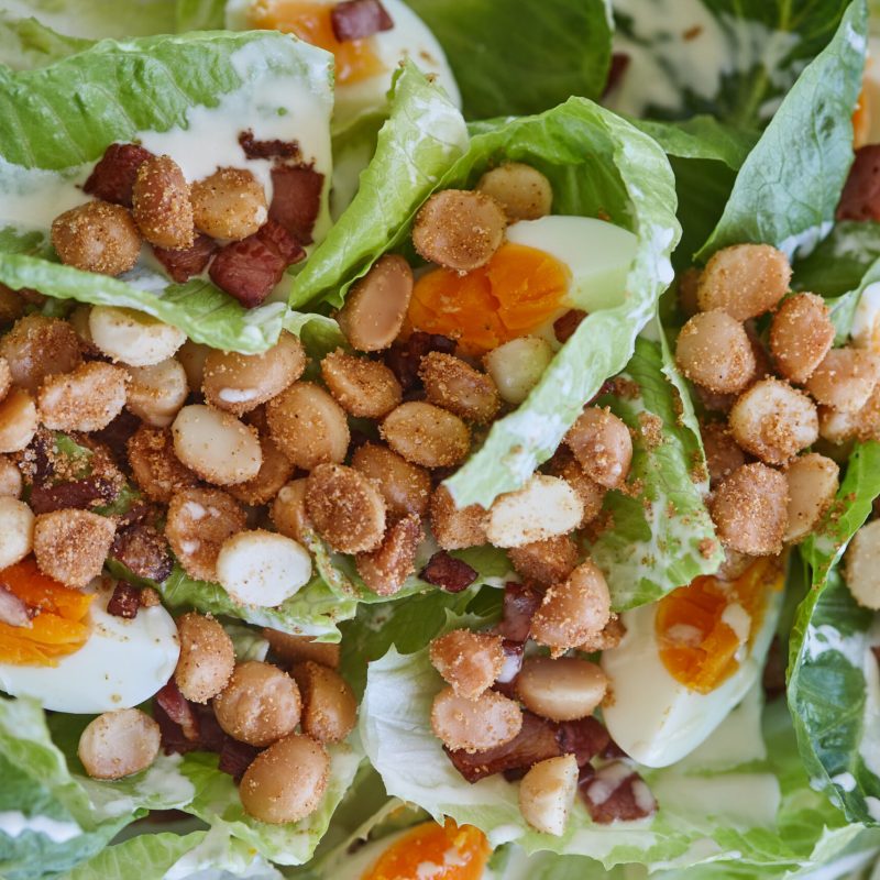 Macadamia caesar salad