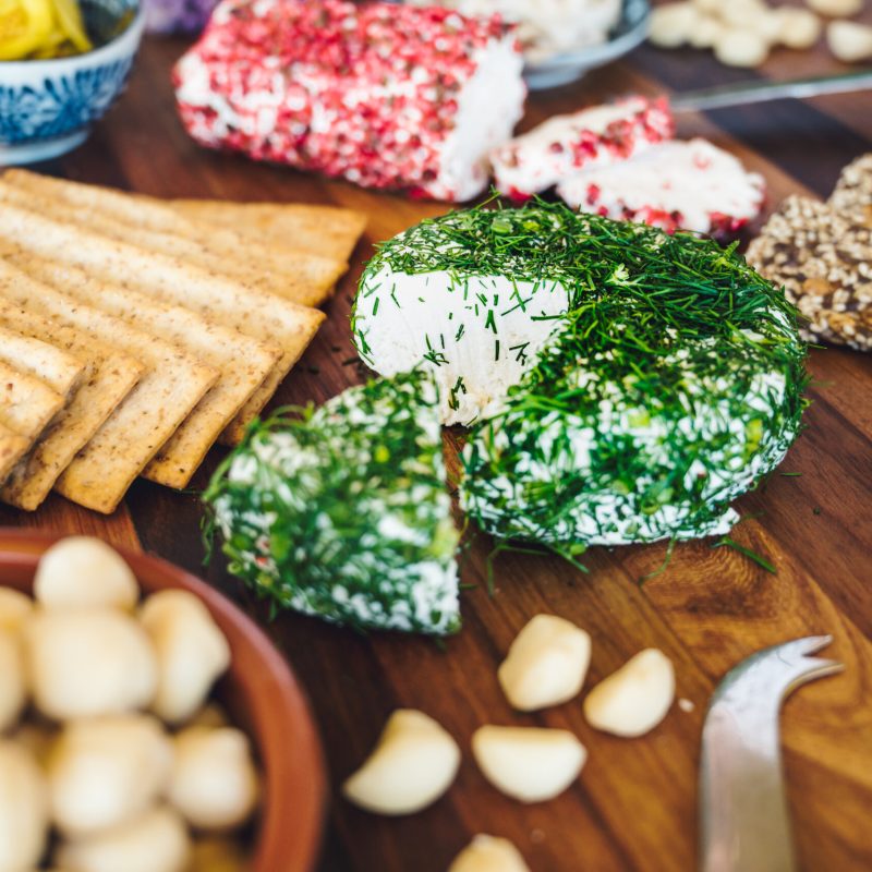 AusMacadamias_FermentedMacadamiaCheese_Platter_Landscape-scaled