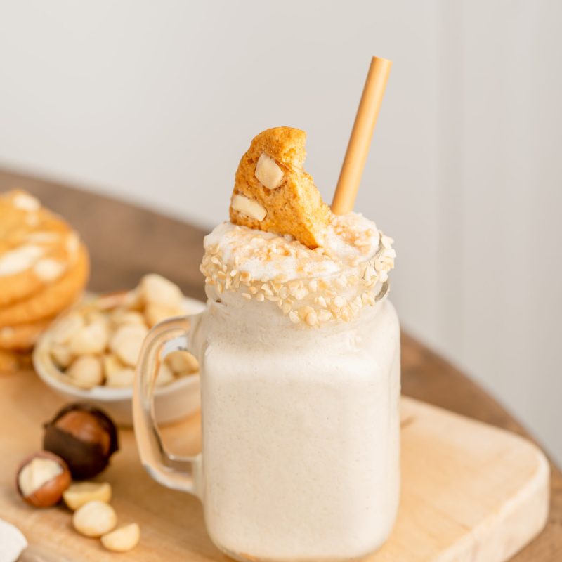 Macadamia and white chocolate milkshake recipe