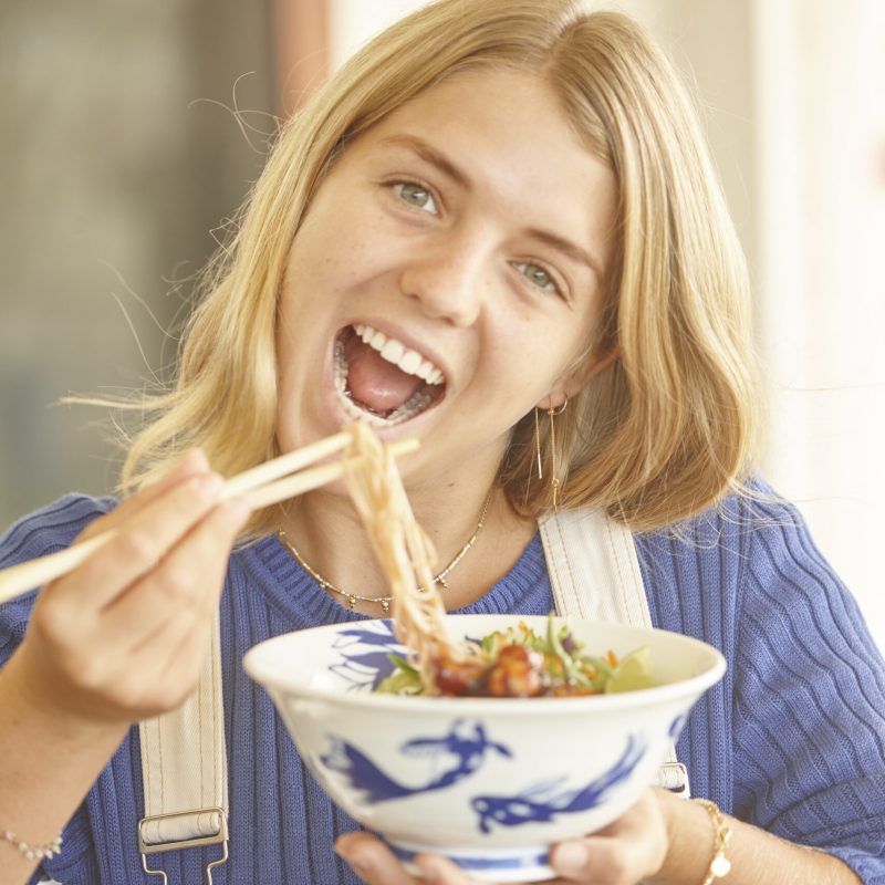 Mid week meal ideas Stir fried tofu with macadamias