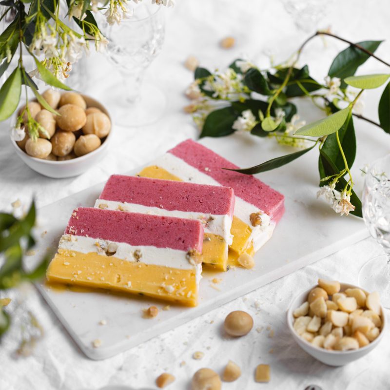 Strawberry, Macadamia & Mango Ice Cream Terrine (High Res Landscape) 7